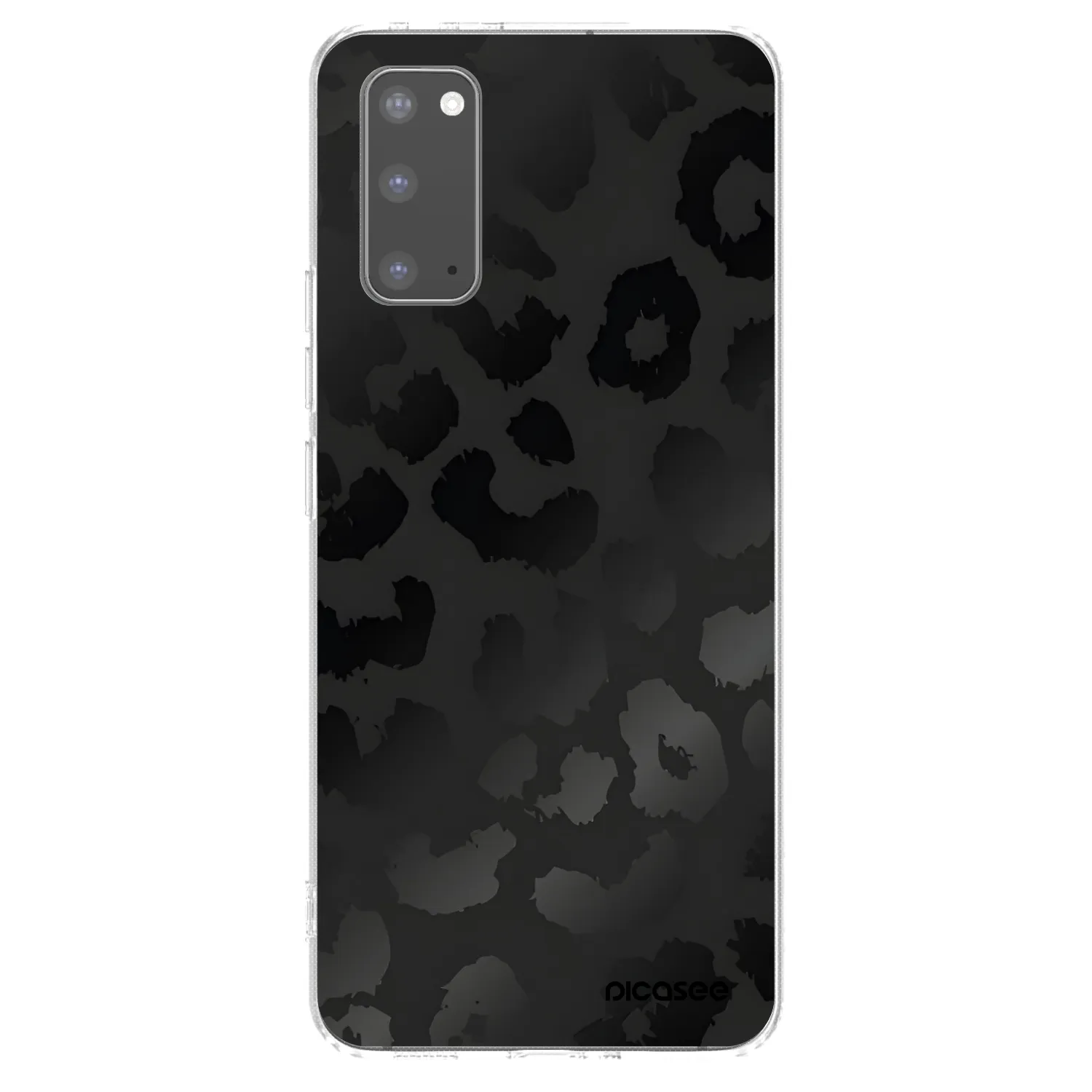 Picasee διαφανής θήκη σιλικόνης Samsung Galaxy S20 G980F - Midnight Leopard
