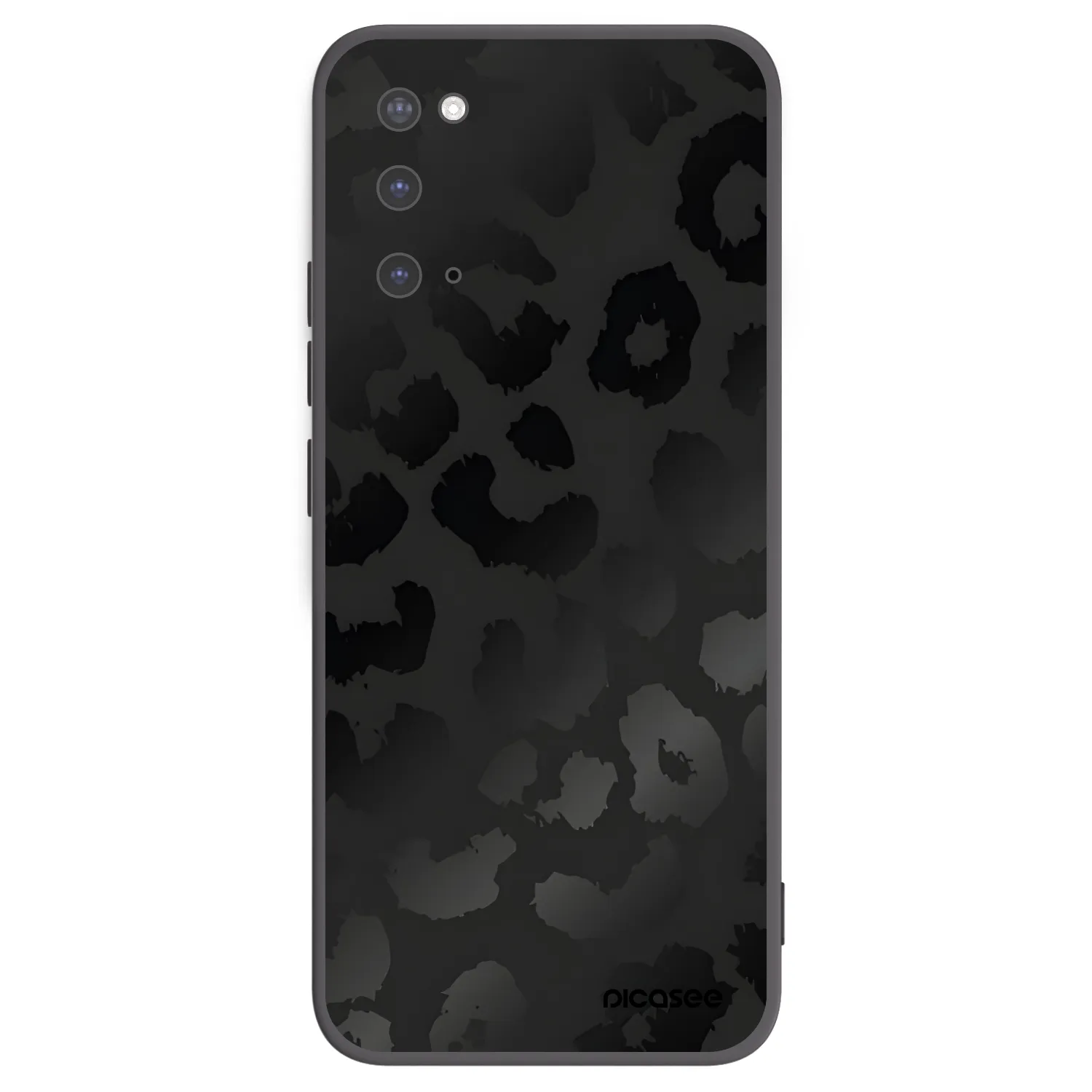 Picasee Μαύρη θήκη σιλικόνης για Samsung Galaxy S20 G980F - Midnight Leopard