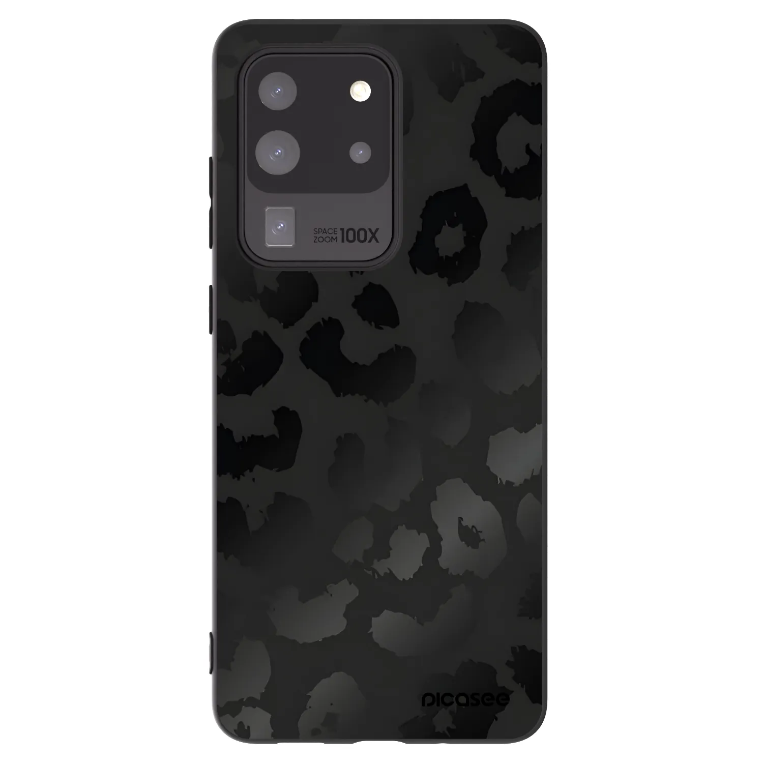 Picasee Μαύρη θήκη σιλικόνης για Samsung Galaxy S20 Ultra 5G G988F - Midnight Leopard