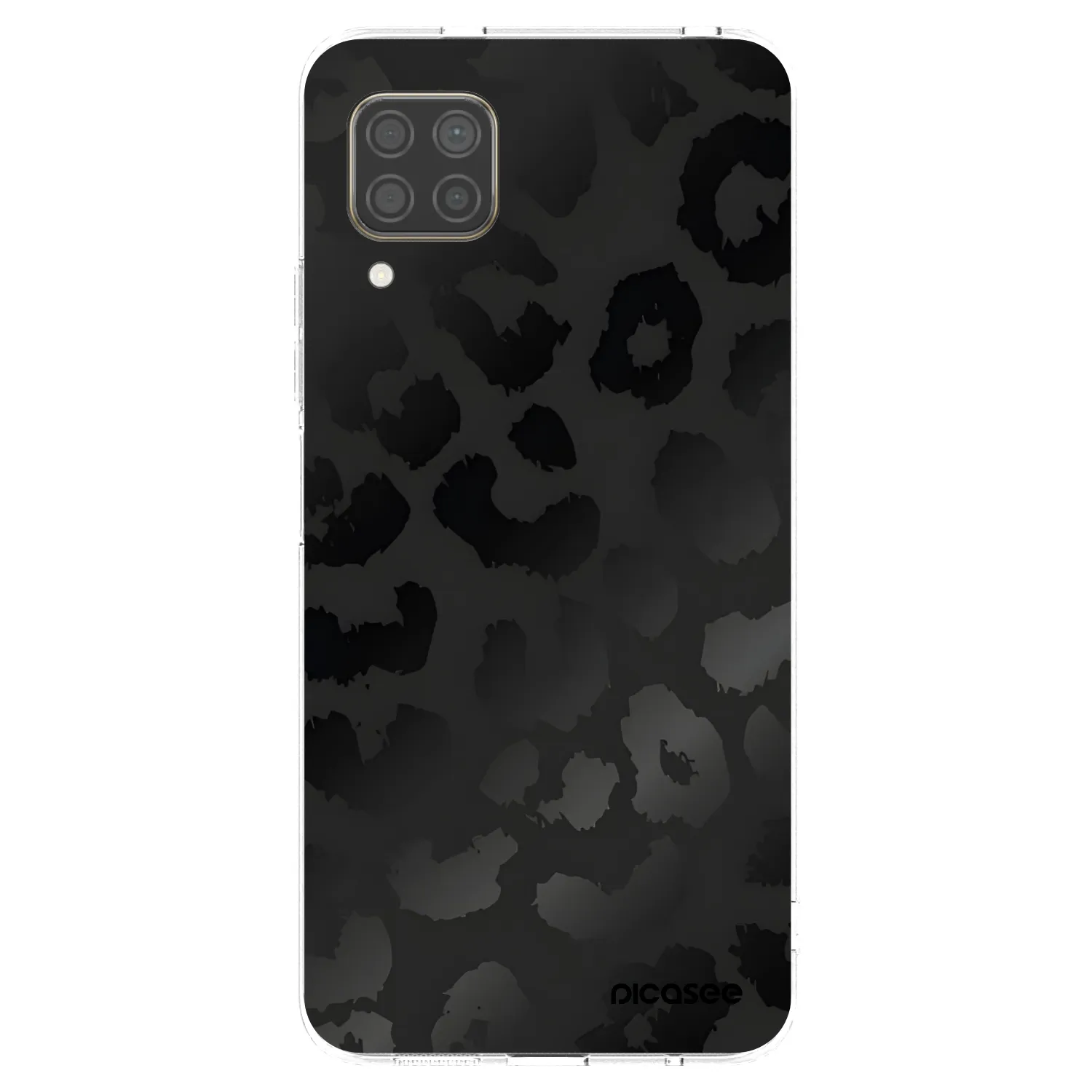 Picasee διαφανής θήκη σιλικόνης Huawei P40 Lite - Midnight Leopard