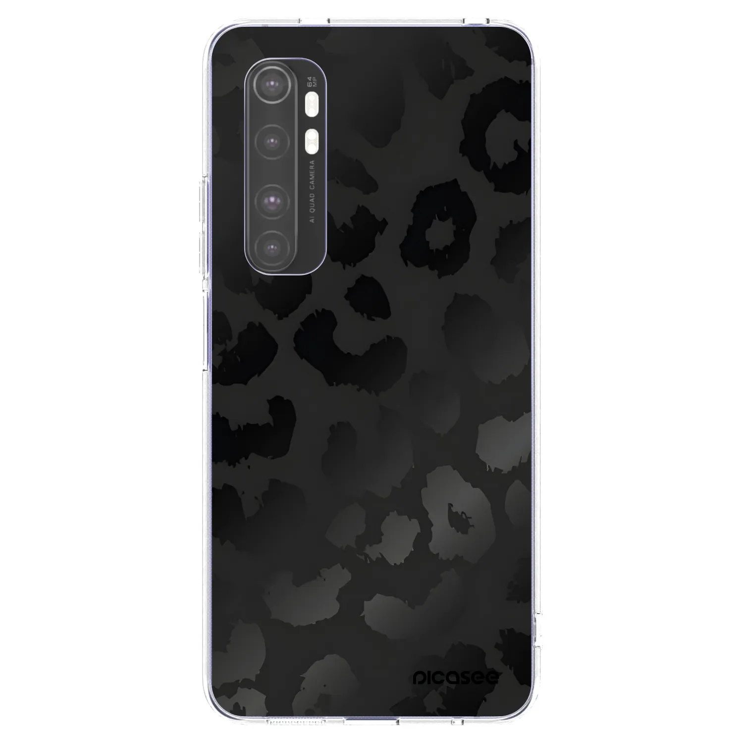 Picasee διαφανής θήκη σιλικόνης Xiaomi Mi Note 10 Lite - Midnight Leopard