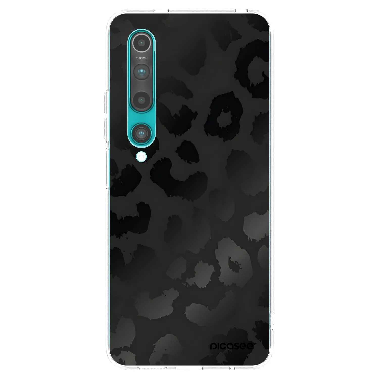 Picasee διαφανής θήκη σιλικόνης Xiaomi Mi 10 - Midnight Leopard