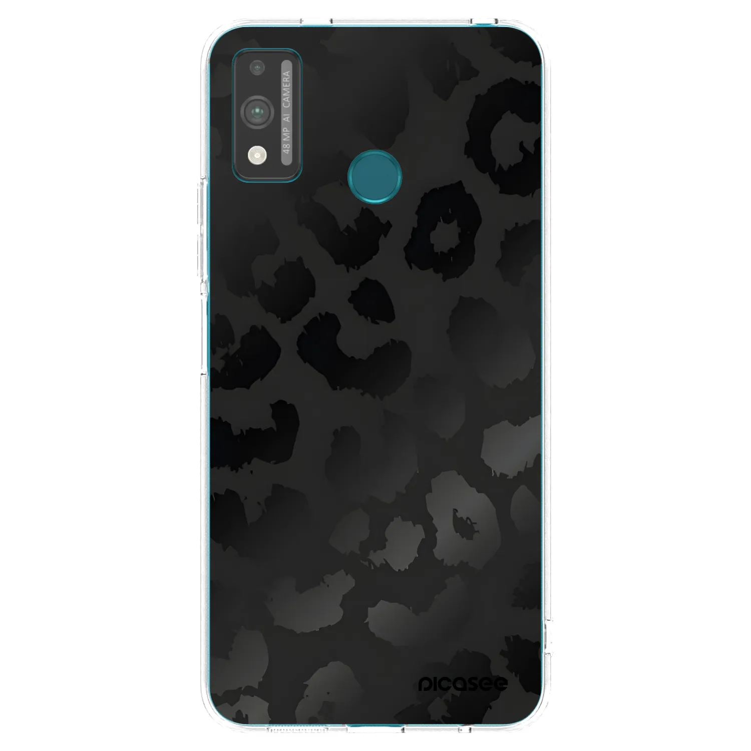 Picasee διαφανής θήκη σιλικόνης Honor 9X Lite - Midnight Leopard
