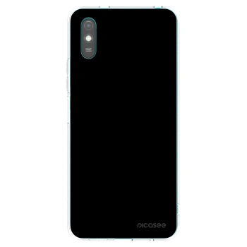 Picasee διαφανής θήκη σιλικόνης Xiaomi Redmi 9A - Black Bliss
