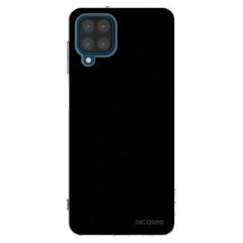 Picasee διαφανής θήκη σιλικόνης Samsung Galaxy A12 A125F - Black Bliss