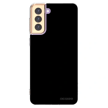 Picasee διαφανής θήκη σιλικόνης Samsung Galaxy S21+ 5G G996F - Black Bliss
