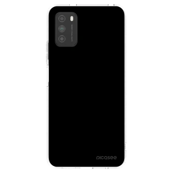 Picasee διαφανής θήκη σιλικόνης Xiaomi Poco M3 - Black Bliss