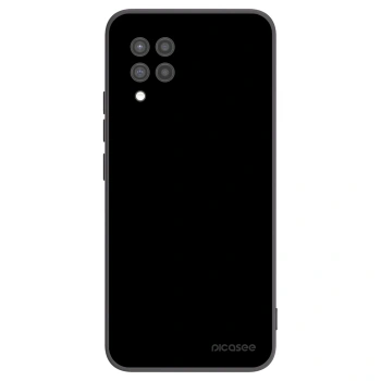 Picasee Μαύρη θήκη σιλικόνης για Samsung Galaxy A42 A426B - Black Bliss