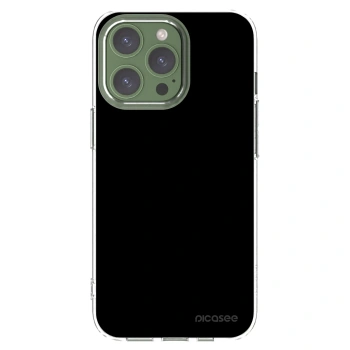Picasee διαφανής θήκη σιλικόνης Apple iPhone 13 Pro - Black Bliss