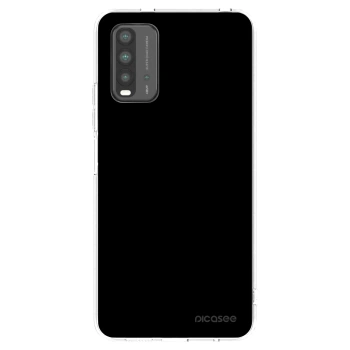 Picasee διαφανής θήκη σιλικόνης Xiaomi Redmi 9T - Black Bliss