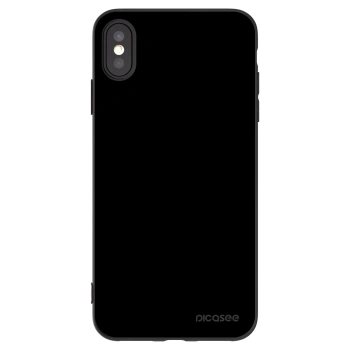Picasee Μαύρη θήκη σιλικόνης για Apple iPhone XS Max - Black Bliss