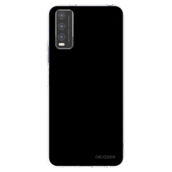 Picasee διαφανής θήκη σιλικόνης Vivo Y20s - Black Bliss