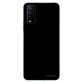 Picasee διαφανής θήκη σιλικόνης Vivo Y11s - Black Bliss