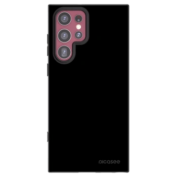 Picasee Μαύρη θήκη σιλικόνης για Samsung Galaxy S22 Ultra 5G - Black Bliss
