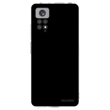 Picasee διαφανής θήκη σιλικόνης Xiaomi Redmi Note 11S 4G - Black Bliss