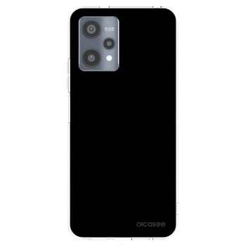 Picasee διαφανής θήκη σιλικόνης Realme 9 Pro 5G - Black Bliss