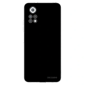 Picasee διαφανής θήκη σιλικόνης Xiaomi Poco X4 Pro 5G - Black Bliss