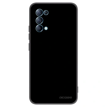 Picasee Μαύρη θήκη σιλικόνης για OPPO A16s - Black Bliss