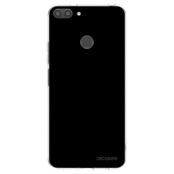 Picasee διαφανής θήκη σιλικόνης Huawei P Smart - Black Bliss