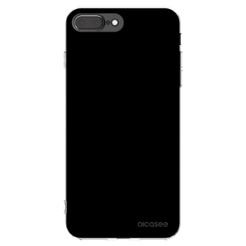 Picasee διαφανής θήκη σιλικόνης Apple iPhone 8 Plus - Black Bliss
