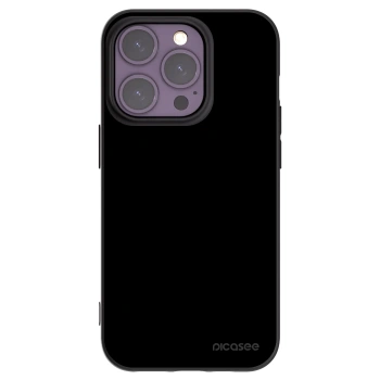 Picasee Μαύρη θήκη σιλικόνης για Apple iPhone 14 Pro - Black Bliss