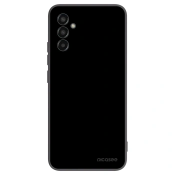 Picasee Μαύρη θήκη σιλικόνης για Samsung Galaxy M13 M135F - Black Bliss