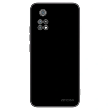 Picasee Μαύρη θήκη σιλικόνης για Xiaomi Poco M4 Pro - Black Bliss