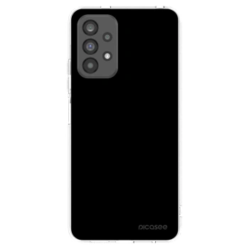 Picasee διαφανής θήκη σιλικόνης Samsung Galaxy A73 5G - Black Bliss