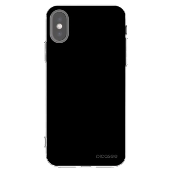 Picasee διαφανής θήκη σιλικόνης Apple iPhone X/XS - Black Bliss