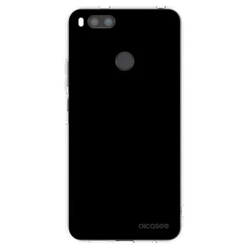 Picasee διαφανής θήκη σιλικόνης Xiaomi Redmi A1 - Black Bliss