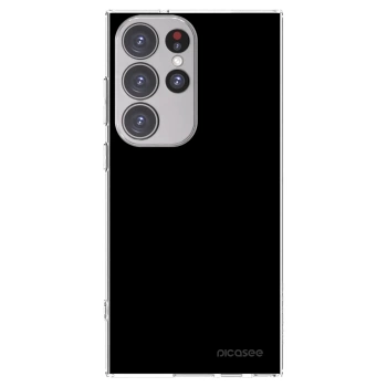 Picasee διαφανής θήκη σιλικόνης Samsung Galaxy S23 Ultra 5G - Black Bliss