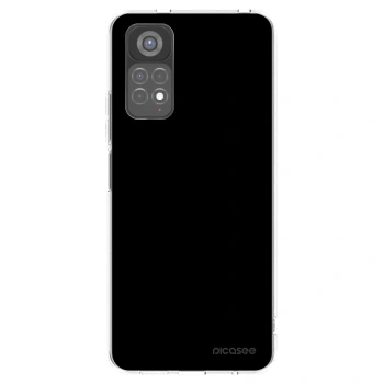 Picasee διαφανής θήκη σιλικόνης Xiaomi Redmi Note 11S 5G - Black Bliss
