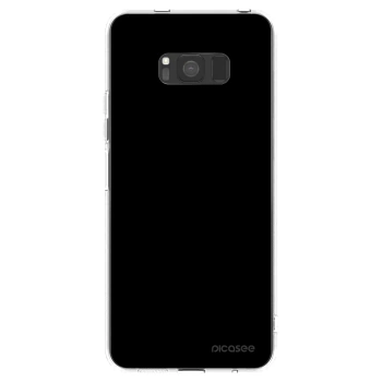 Picasee διαφανής θήκη σιλικόνης Samsung Galaxy S8 G950F - Black Bliss