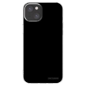 Picasee διαφανής θήκη σιλικόνης Apple iPhone 15 Plus - Black Bliss
