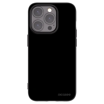 Picasee Μαύρη θήκη σιλικόνης για Apple iPhone 15 Pro - Black Bliss
