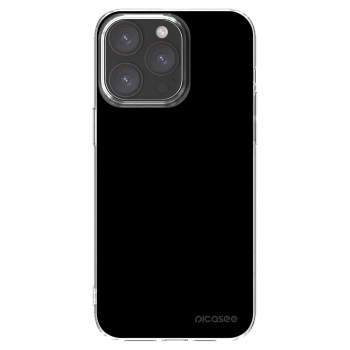 Picasee διαφανής θήκη σιλικόνης Apple iPhone 15 Pro Max - Black Bliss