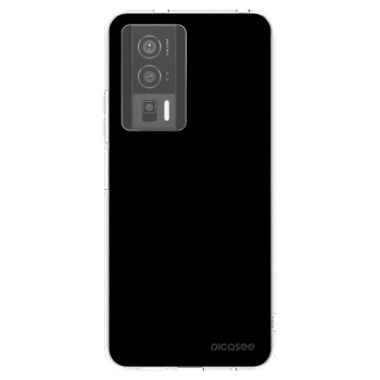 Picasee διαφανής θήκη σιλικόνης Xiaomi Poco F5 Pro 5G - Black Bliss