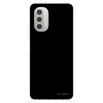 Picasee διαφανής θήκη σιλικόνης Motorola Moto G51 - Black Bliss