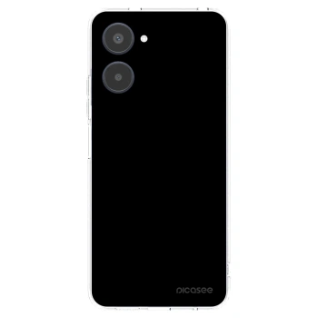Picasee διαφανής θήκη σιλικόνης Realme 10 4G - Black Bliss