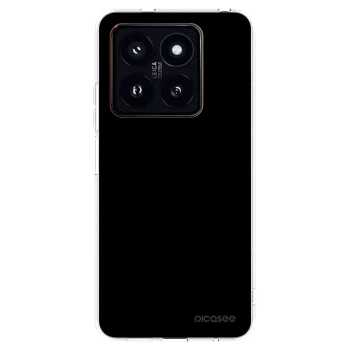 Picasee διαφανής θήκη σιλικόνης Xiaomi 14 Pro - Black Bliss