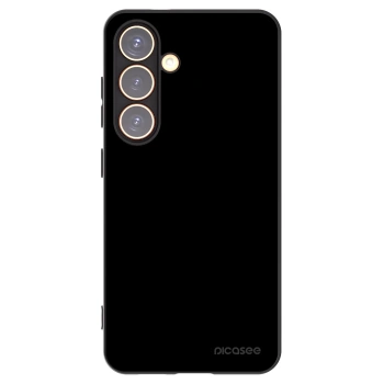 Picasee Μαύρη θήκη σιλικόνης για Samsung Galaxy S24 S921B 5G - Black Bliss