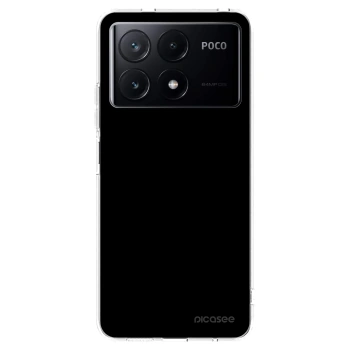 Picasee διαφανής θήκη σιλικόνης Xiaomi Poco X6 Pro - Black Bliss