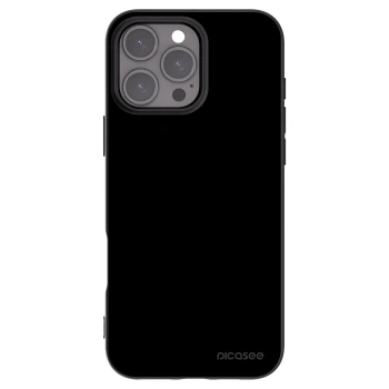 Picasee Μαύρη θήκη σιλικόνης για Apple iPhone 16 Pro Max - Black Bliss
