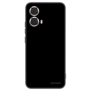 Picasee Μαύρη θήκη σιλικόνης για Motorola Moto G85 - Black Bliss
