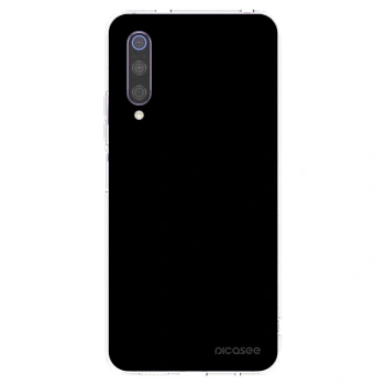 Picasee διαφανής θήκη σιλικόνης Xiaomi Mi 9 - Black Bliss