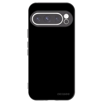 Picasee Μαύρη θήκη σιλικόνης για Google Pixel 9 Pro - Black Bliss