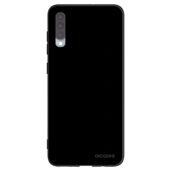 Picasee Μαύρη θήκη σιλικόνης για Samsung Galaxy A70 A705F - Black Bliss