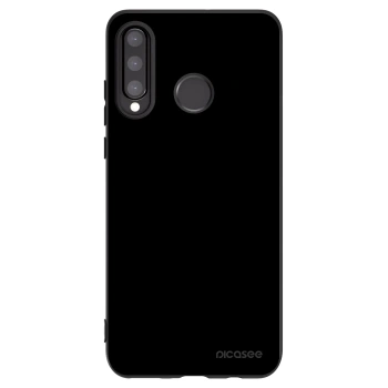 Picasee Μαύρη θήκη σιλικόνης για Huawei P30 Lite - Black Bliss