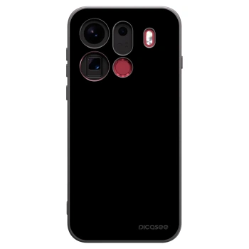 Picasee Μαύρη θήκη σιλικόνης για OPPO Find X9 Pro - Black Bliss