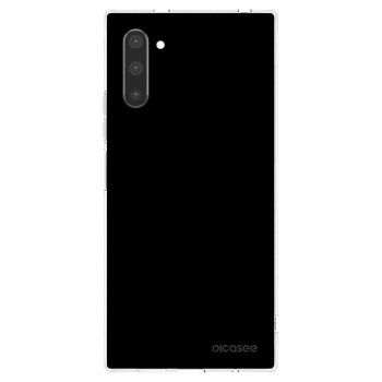 Picasee διαφανής θήκη σιλικόνης Samsung Galaxy Note 10 N970F - Black Bliss